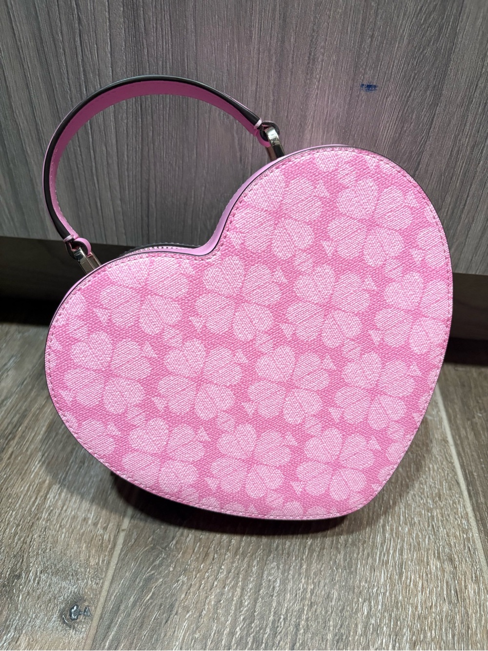 Kate Spade Pink Heart-Shaped Mini Top-Handle Bag - Picture 3 of 5